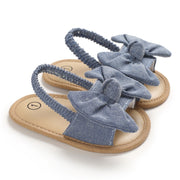 Baby Girl Bow Knot Sandals – Non-Slip First Walkers