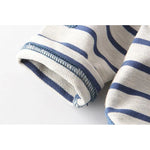  2-Piece Boys Set - Striped Long Sleeve Shirt & Pants with Star Patch-Aristo Baby