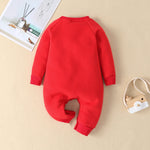Christmas Reindeer Baby Romper | Newborn Christmas Outfit-Aristo Baby