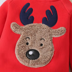 Christmas Reindeer Baby Romper | Newborn Christmas Outfit-Aristo Baby