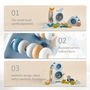 Wooden Rocket 5-in-1 Toy Set