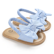 Baby Girl Bow Knot Sandals – Non-Slip First Walkers
