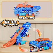 2-in-1 Transforming Dinosaur Truck & Race Track Set-Aristo Baby