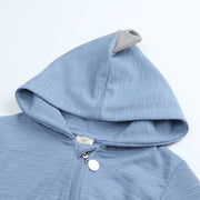 Dinosaur Hooded Cotton Jumpsuit