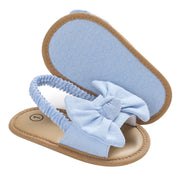 Baby Girl Bow Knot Sandals – Non-Slip First Walkers