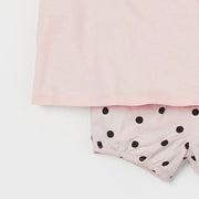 Pink Bunny T-Shirt & Shorts Set