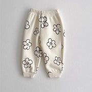 2-Piece Flower Printed Cotton Outfit | Autumn & Spring - Aristo Baby 