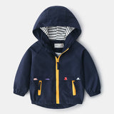 Hooded Windbreaker Jacket – Coat for Boys