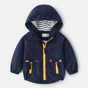 Hooded Windbreaker Jacket – Coat for Boys
