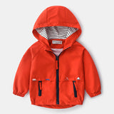 Hooded Windbreaker Jacket – Coat for Boys