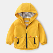 Hooded Windbreaker Jacket – Coat for Boys