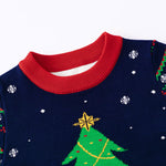 Kids Santa & Tree Christmas Sweater-Aristo Baby