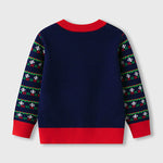 Kids Santa & Tree Christmas Sweater-Aristo Baby