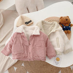 Korean style thick kids jacket coat