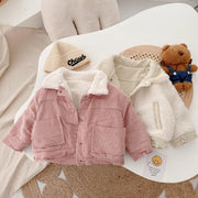 Korean style thick kids jacket coat