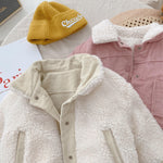 Korean style thick kids jacket coat