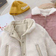 Korean style thick kids jacket coat