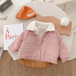 Korean style thick kids jacket coat