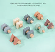 Montessori Wooden Screw & Bolt Set