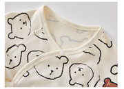 Newborn Bear Printed Jumpsuit – Pure Cotton - Aristo Baby 