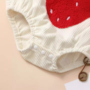Strawberry Embroidered Romper