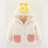  Polar Fleece Animal Jacket – Hooded Zipper Coat-Aristo Baby