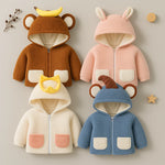  Polar Fleece Animal Jacket – Hooded Zipper Coat-Aristo Baby