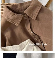 Oversized Button-Down Spring Shacket