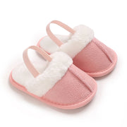 Plush Slippers | Warm Fleece-Lined Soft Sole Booties