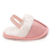 Plush Slippers | Warm Fleece-Lined Soft Sole Booties