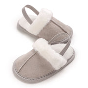 Plush Slippers | Warm Fleece-Lined Soft Sole Booties