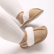 Plush Slippers | Warm Fleece-Lined Soft Sole Booties