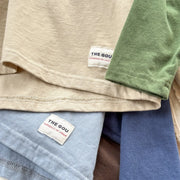 Oversized Color Block Raglan Retro Shirt