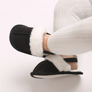Plush Slippers | Warm Fleece-Lined Soft Sole Booties