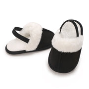 Plush Slippers | Warm Fleece-Lined Soft Sole Booties