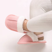 Plush Slippers | Warm Fleece-Lined Soft Sole Booties