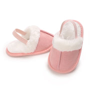 Plush Slippers | Warm Fleece-Lined Soft Sole Booties