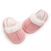 Plush Slippers | Warm Fleece-Lined Soft Sole Booties