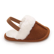 Plush Slippers | Warm Fleece-Lined Soft Sole Booties