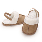 Plush Slippers | Warm Fleece-Lined Soft Sole Booties