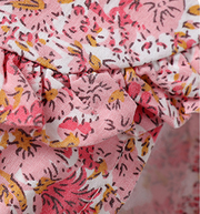 Sleeveless Stretch Floral Princess Dress