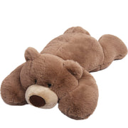 Lying Bear Plush Toy -Sleep Companion & Huggable Pillow