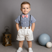 4-Piece Gentleman Boy's Bow Tie Outfit