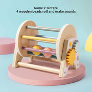 Wooden 3-in-1 Rolling Drum