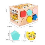Wooden Animal Shape Sorting Toy – Early Education Puzzle - Aristo Baby