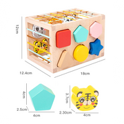 Wooden Animal Shape Sorting Toy – Early Education Puzzle - Aristo Baby
