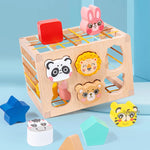 Wooden Animal Shape Sorting Toy – Early Education Puzzle - Aristo Baby