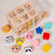 Wooden Animal Shape Sorting Toy – Early Education Puzzle