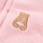 baby hooded winter jumpsuit bear detailed