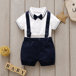 3-Piece Boy Romper Set